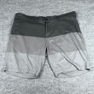 Travis Mathew Gray Color Block Golf Shorts Mens Size 40 Beach Activewear Summer